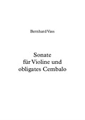 Sonate für Violine und obligates Cembalo D Dur