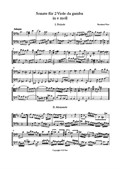 Sonata for 2 viols in e minor