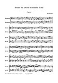 Sonate für 2 Viole da Gamba F dur