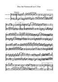 Sonate für 2 Violoncelli C Dur